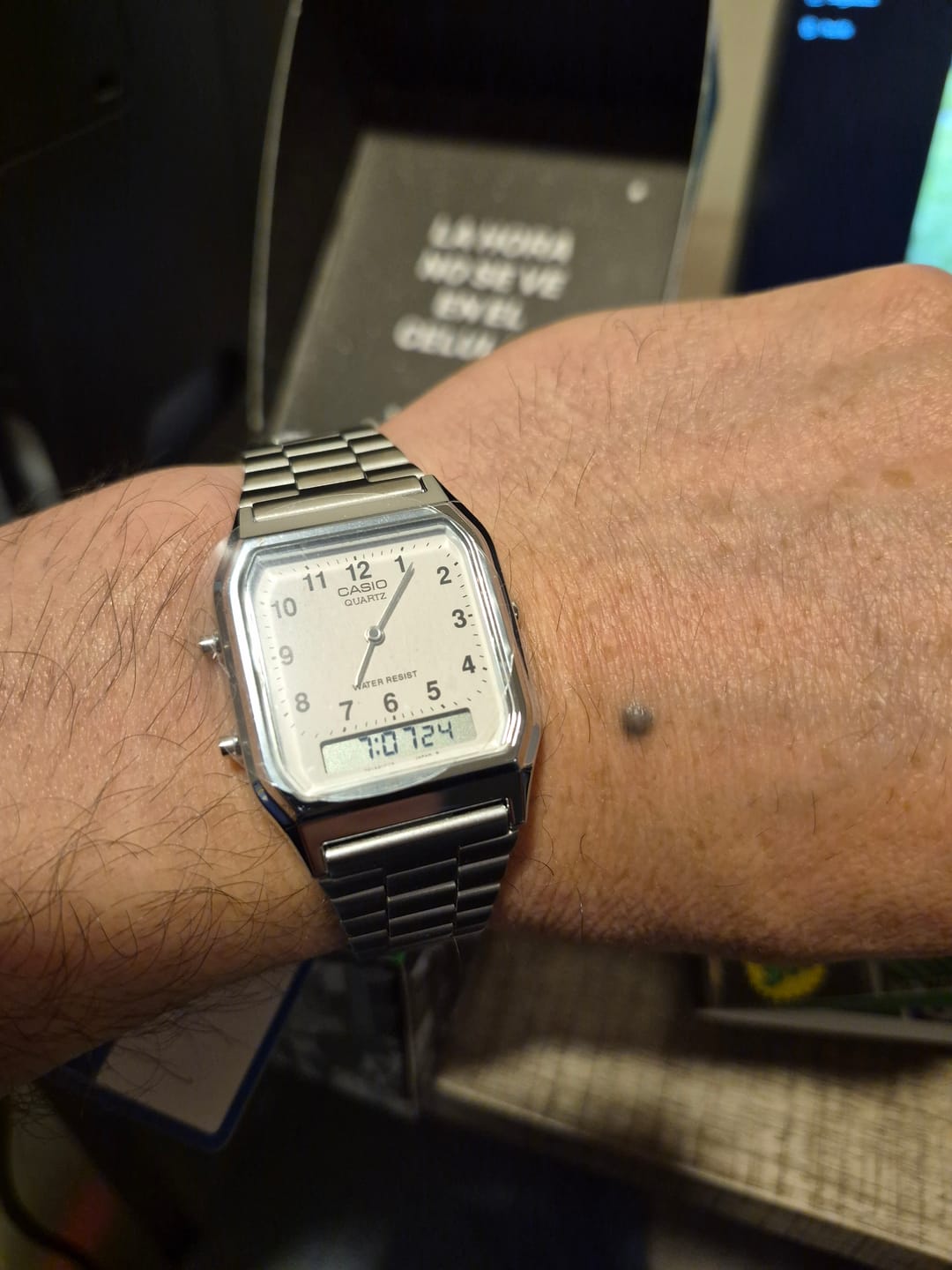 Customer photo review of Reloj Casio Vintage AQ-230A-7DMQ Análogo Digital Plateado