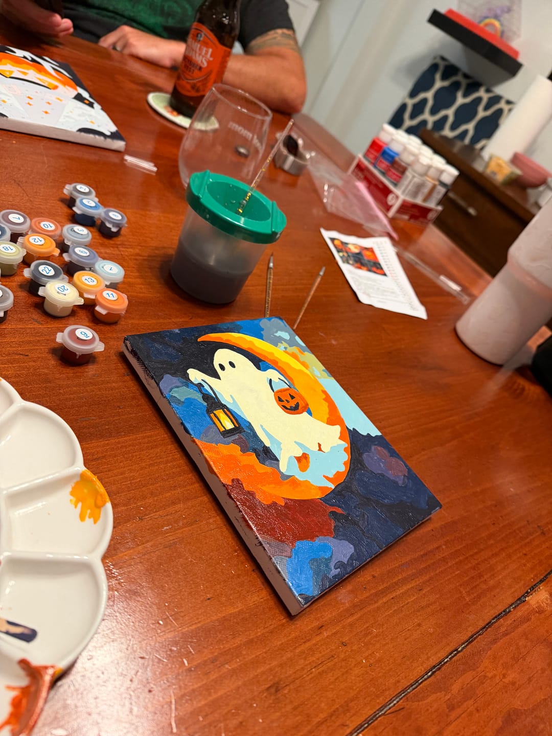 Customer photo review of 6 Mini Paintings - Spooky Halloween Set