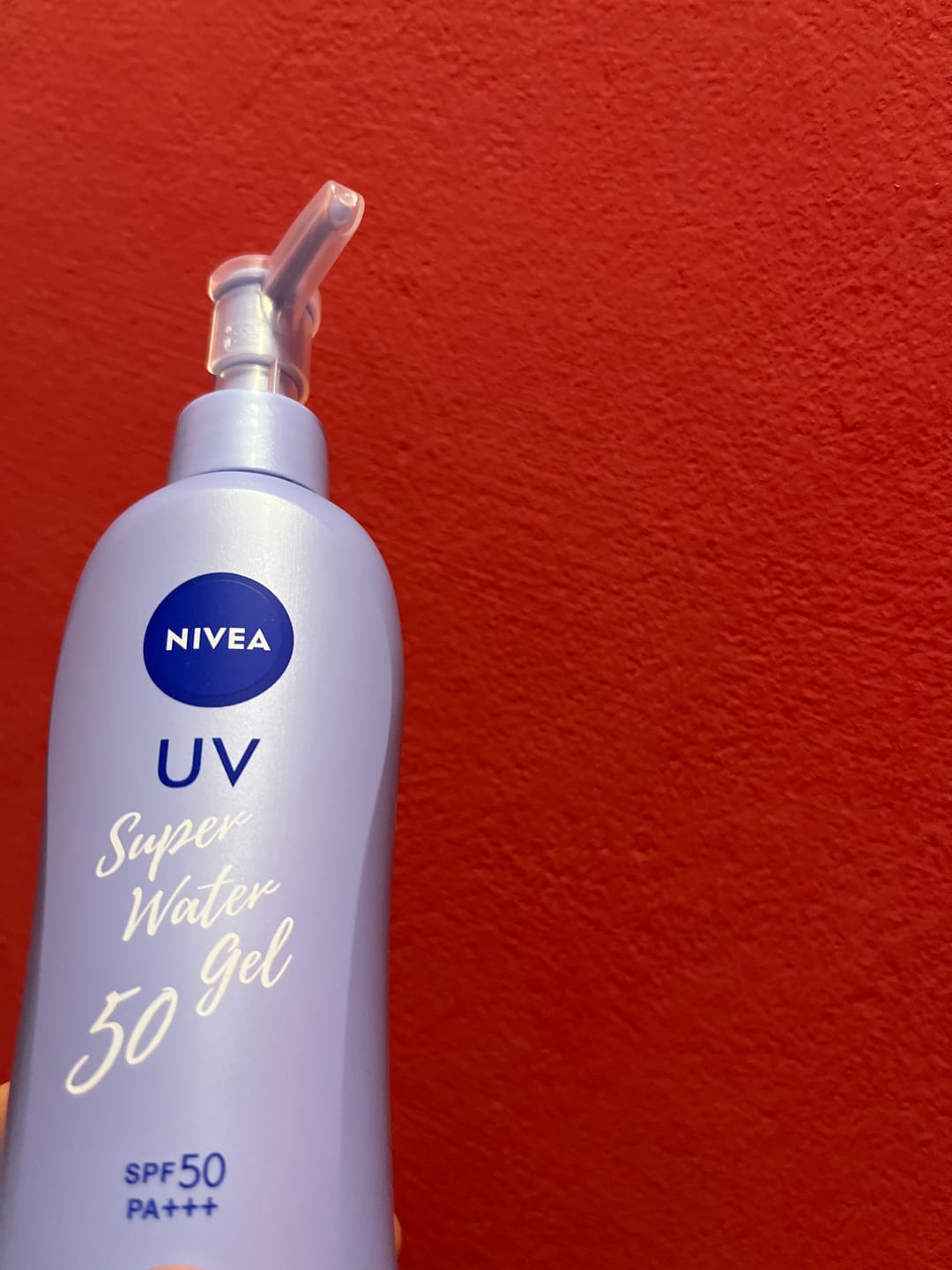 Customer photo review of Nivea Sun Protect Super Water Gel 140g - Lightweight SPF50+ PA+++ Pump