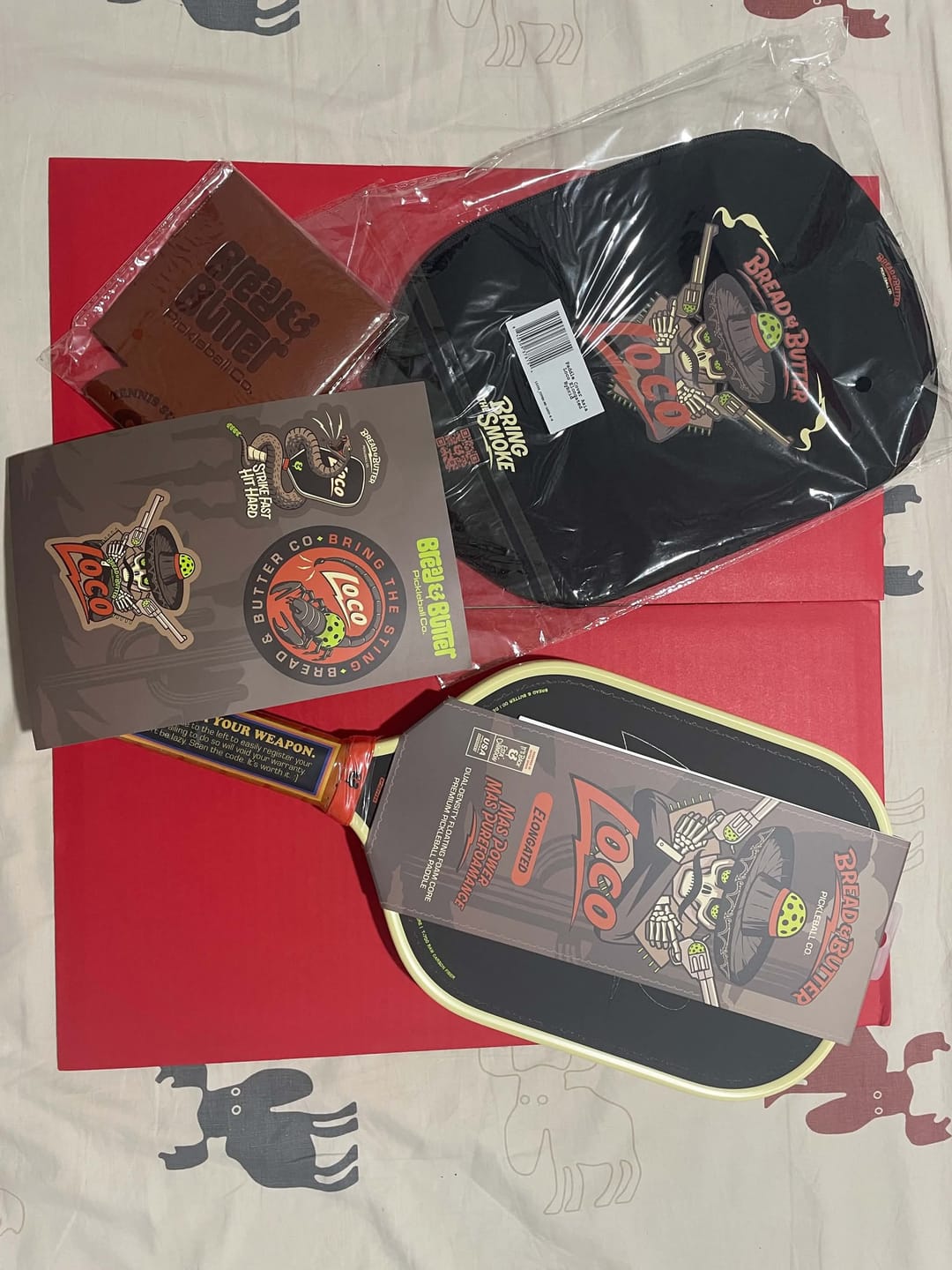 Customer photo review of The Loco 16mm Pickleball Paddle Elongated