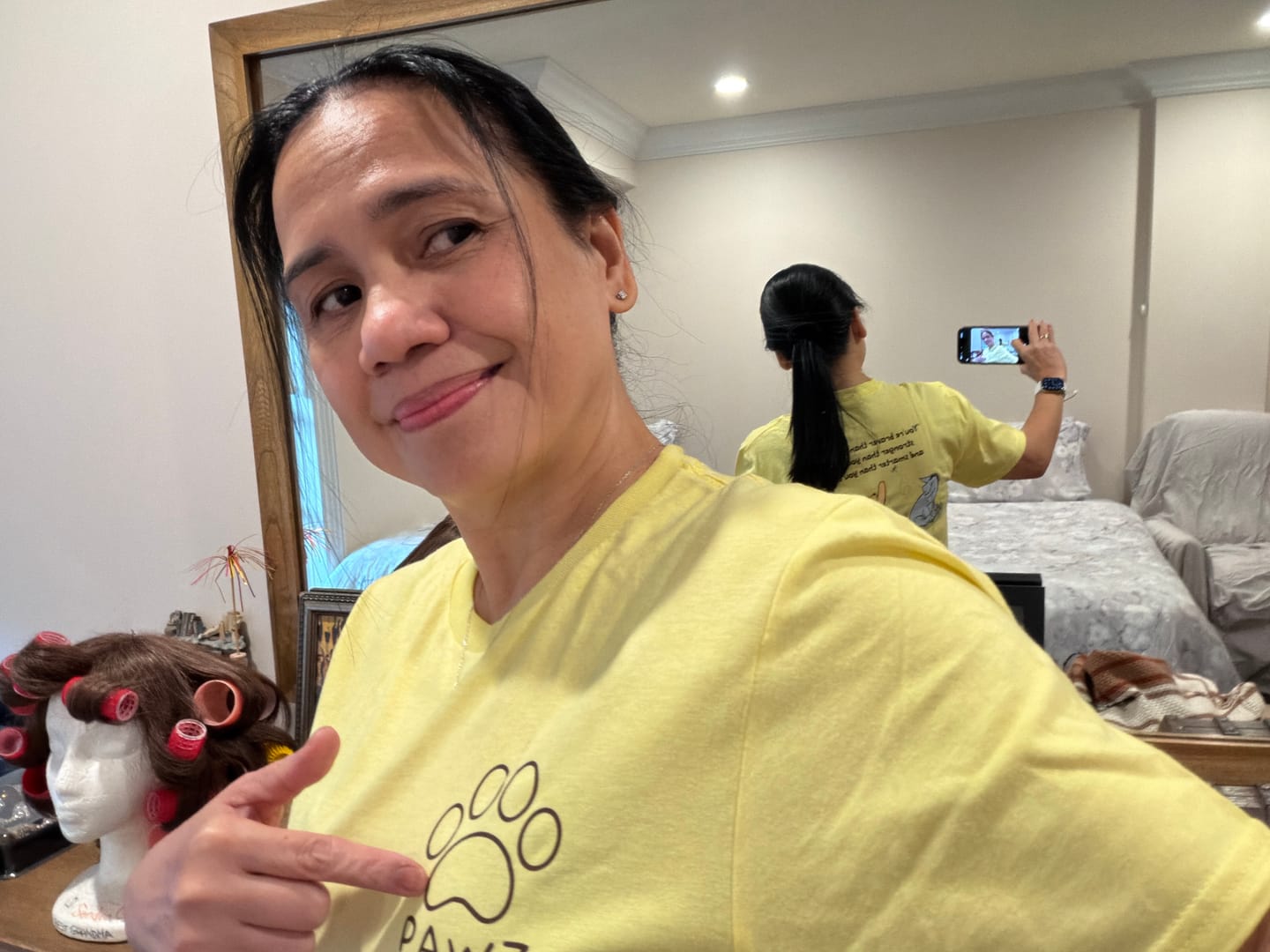 Customer photo review of Braver, Stronger, Smarter - Yellow (Adult Short Sleeve T-Shirt) Limited Edition