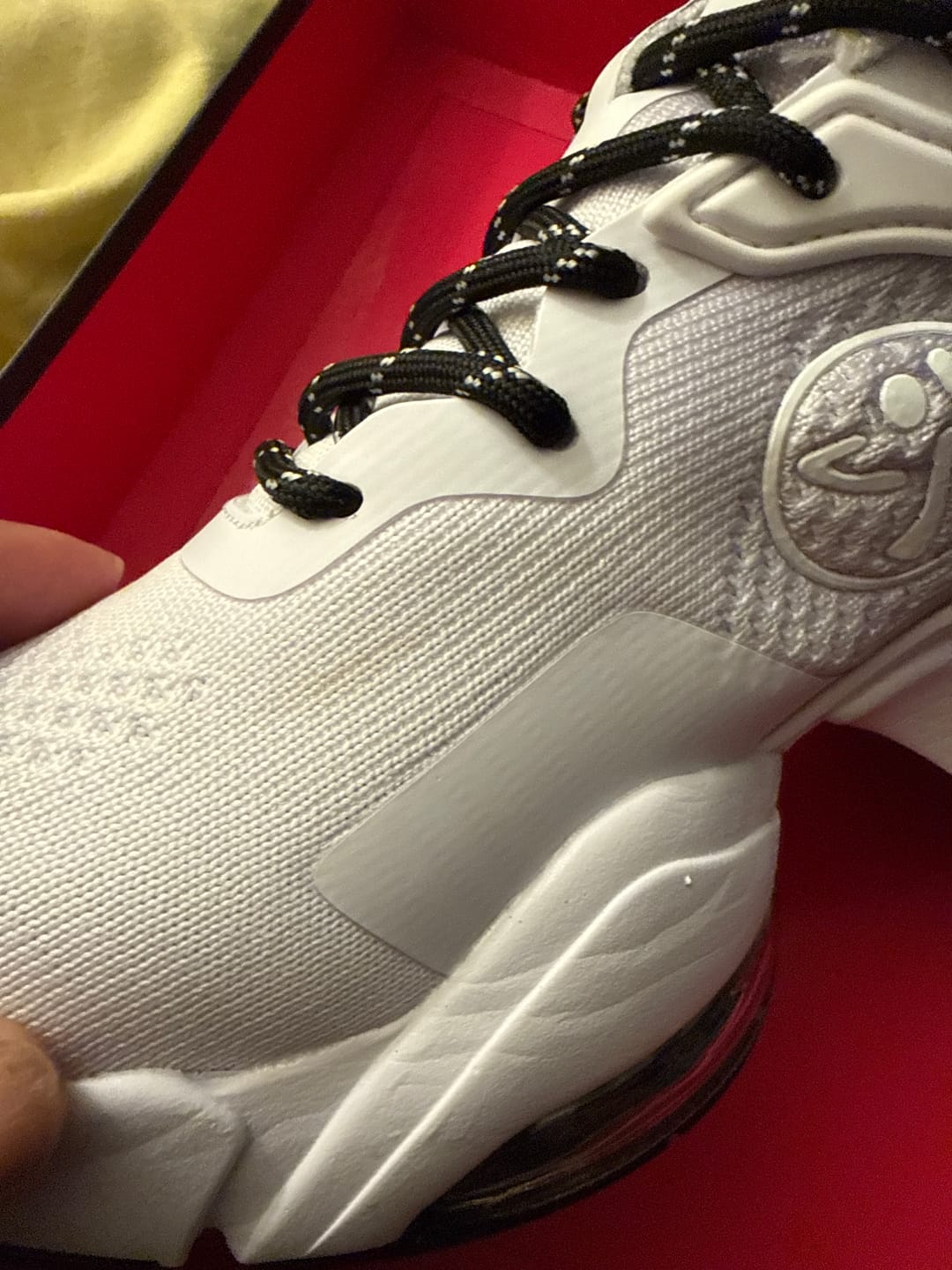 Customer photo review of Zumba Air Stomp - White/Black