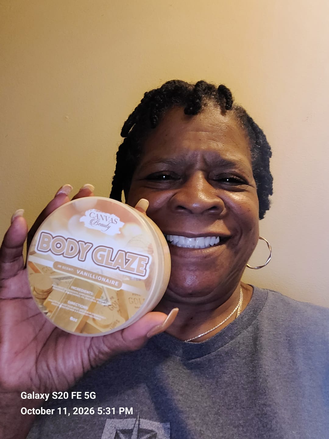 Customer photo review of (NEW) BODY GLAZE: VANILLIONAIRE