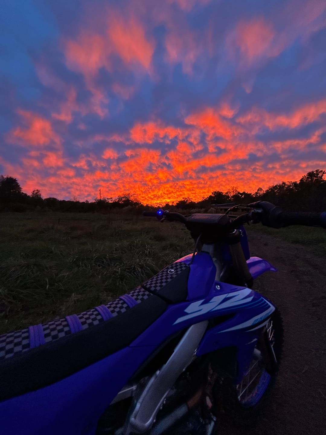 Customer photo review of Custom Seat Cover: 2025 Yamaha YZ250F
