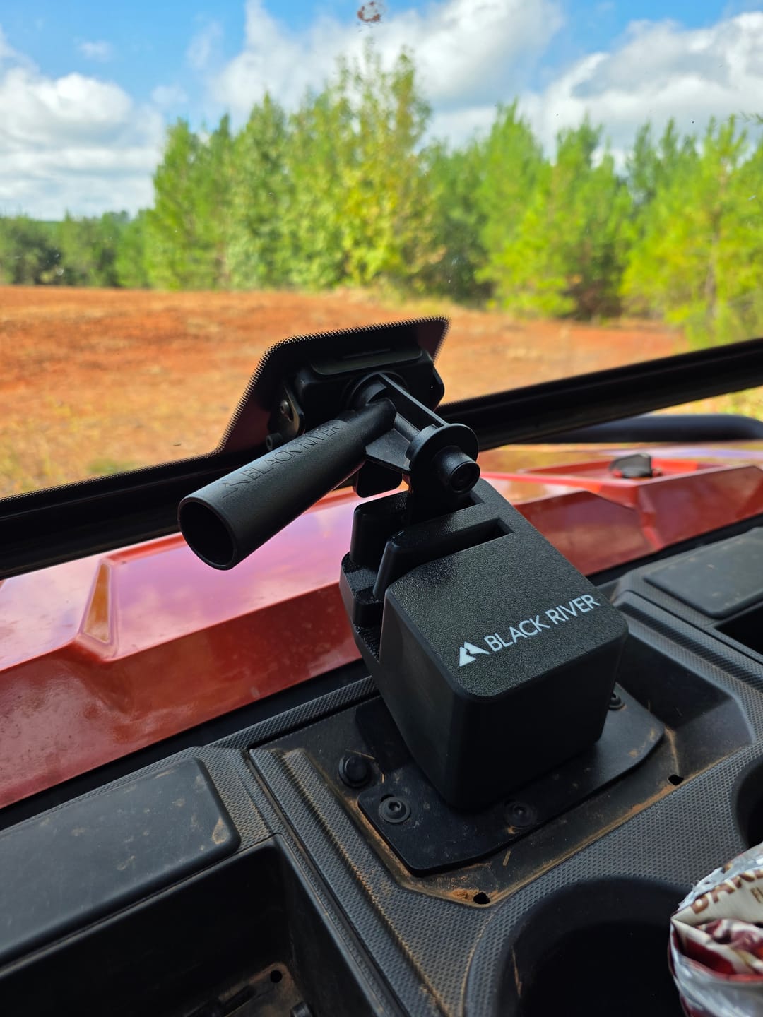 Customer photo review of Glass Tip-Out Windshield Extender