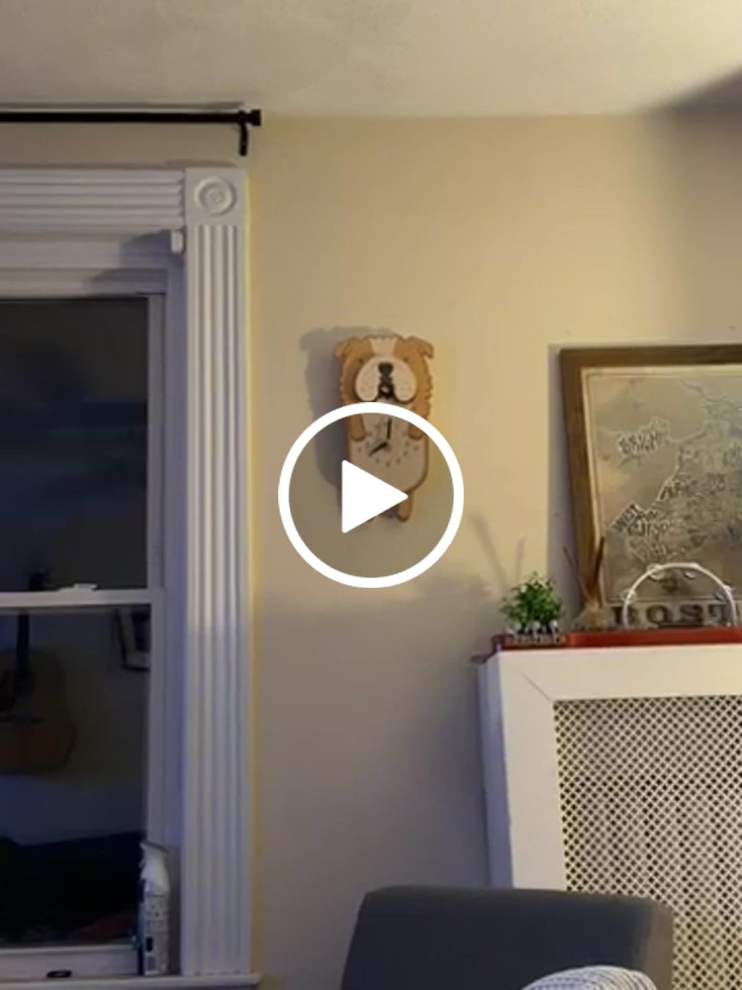 Customer video review of Rosie the Bulldog Pendulum Clock
