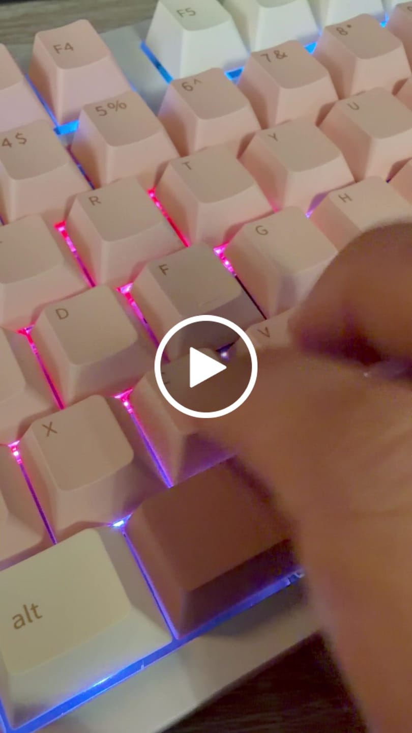 Customer video review of KEYGEEK Su Color V2 Linear Switch Factory Lubed Edition (10PCS)