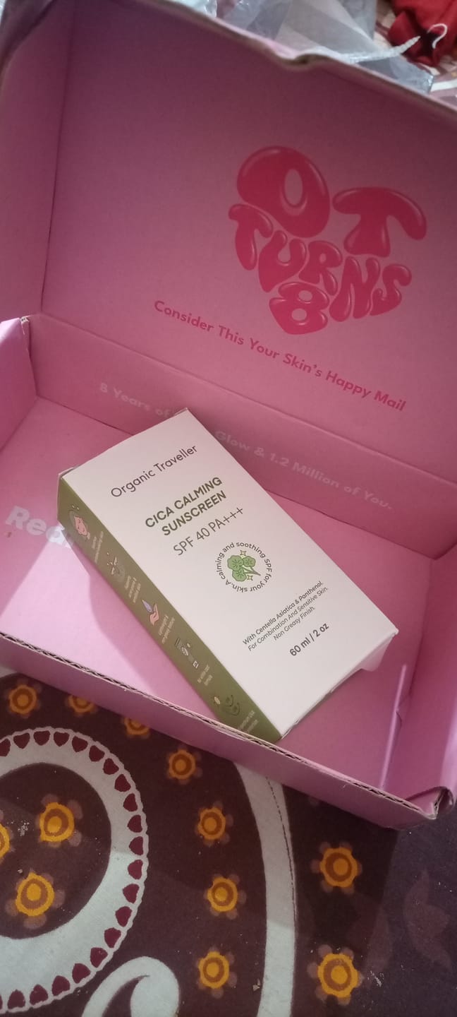 Customer photo review of Cica Calming Sunscreen