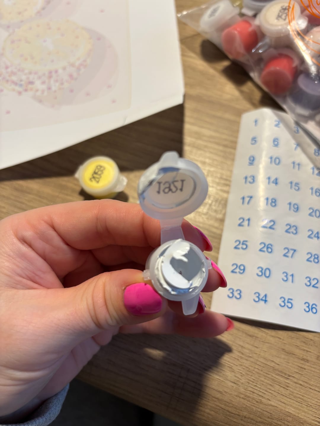 Customer photo review of Two Lovers | Paint by Numbers