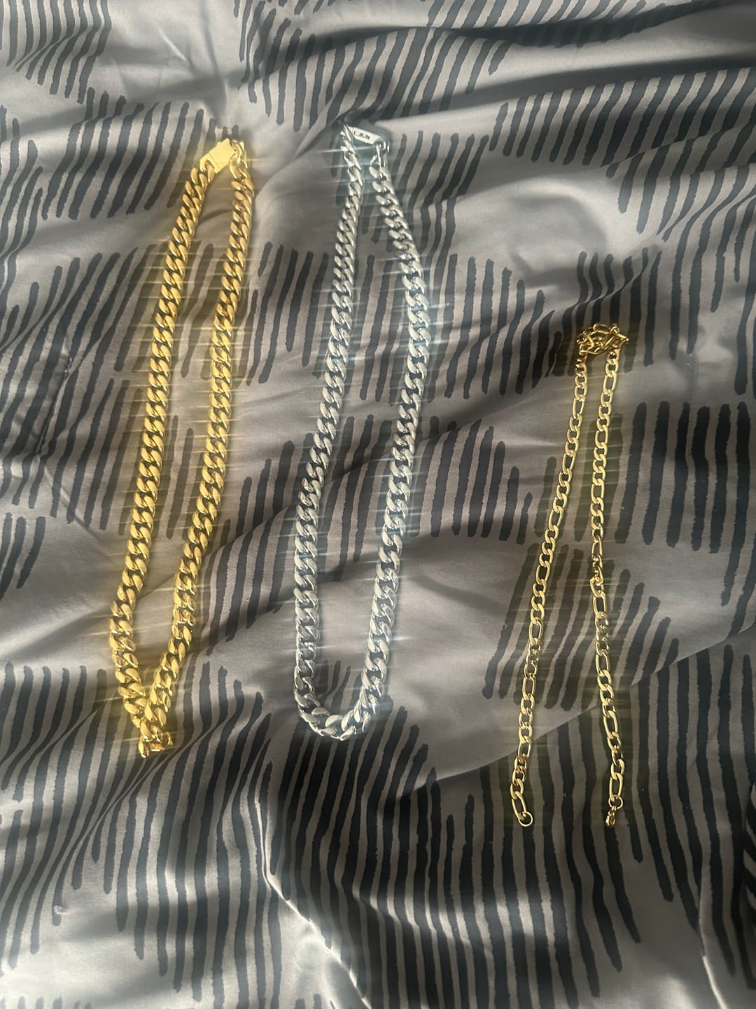 Customer photo review of Cuban Silver (12mm)
