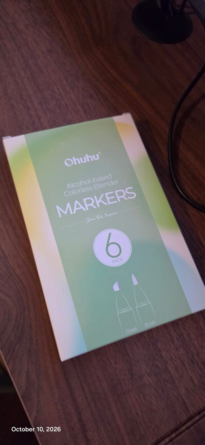 Customer photo review of Ohuhu Honolulu Colorless Blender Marker - Pack of 6