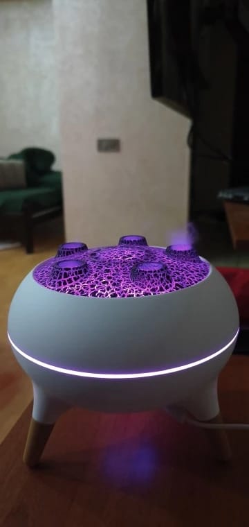 Customer photo review of Jellyfish Essential Oil Diffuser & Air Humidifier
