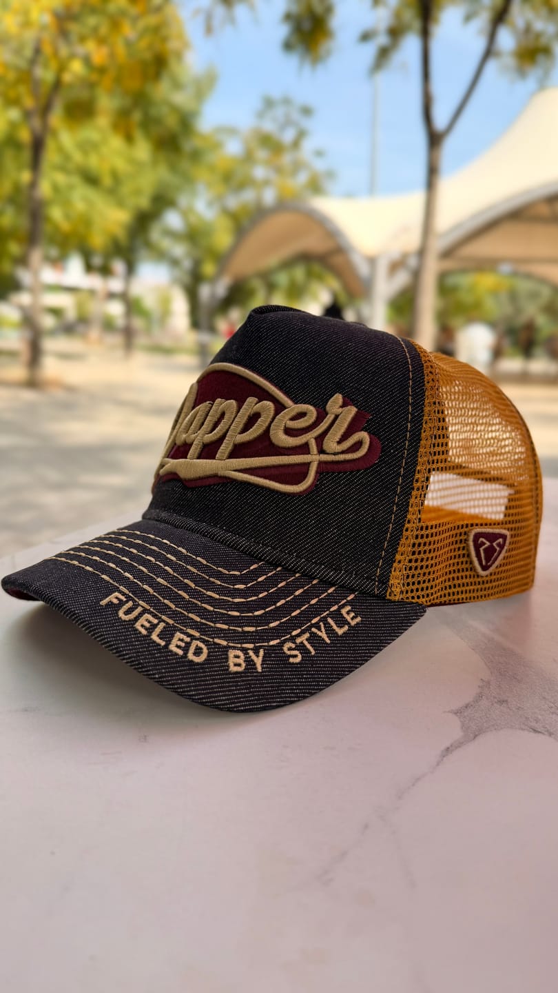 Customer photo review of Trucker Şapka - Dapper Riders - Denim