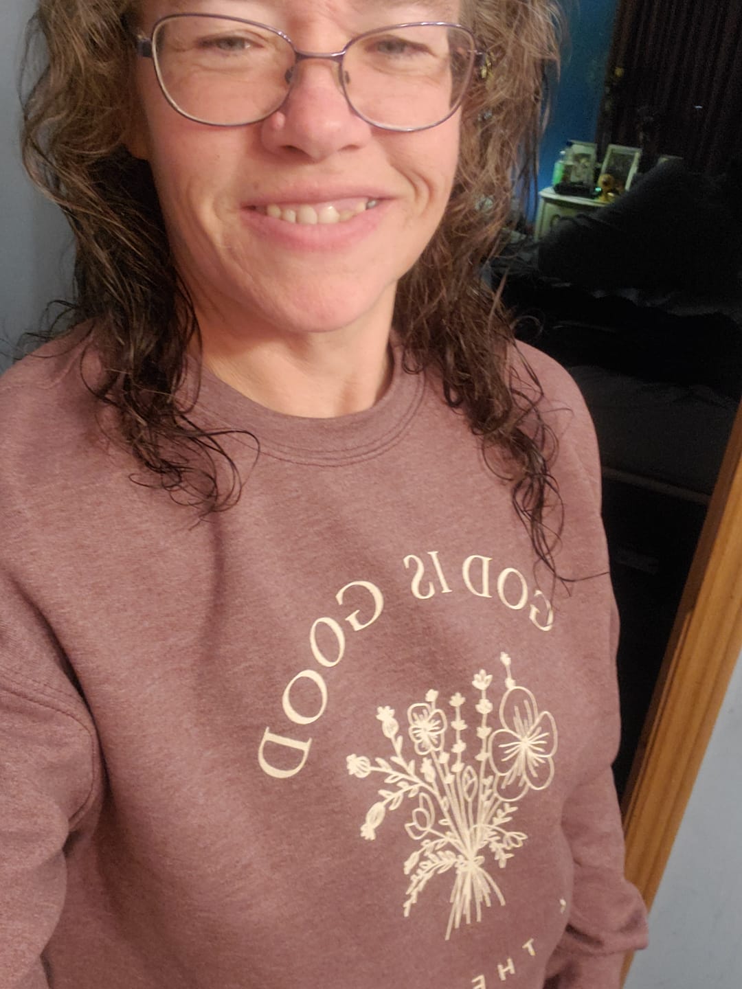 Customer photo review of Fall Cross Tee