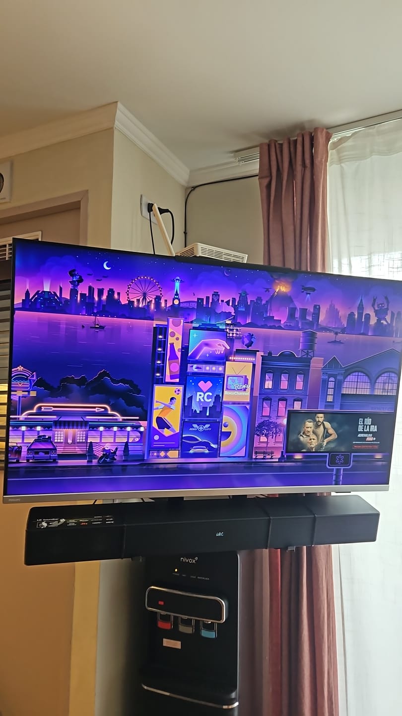Customer photo review of Soporte Para Barra De Sonido, Vmax 600X400, 6Kg, Dinon