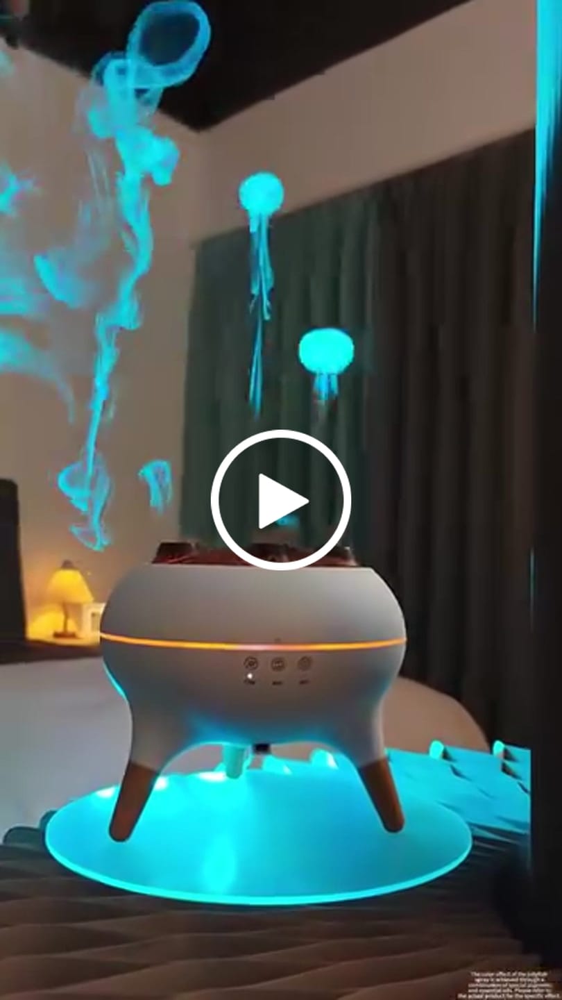 Customer video review of Jellyfish Essential Oil Diffuser & Air Humidifier