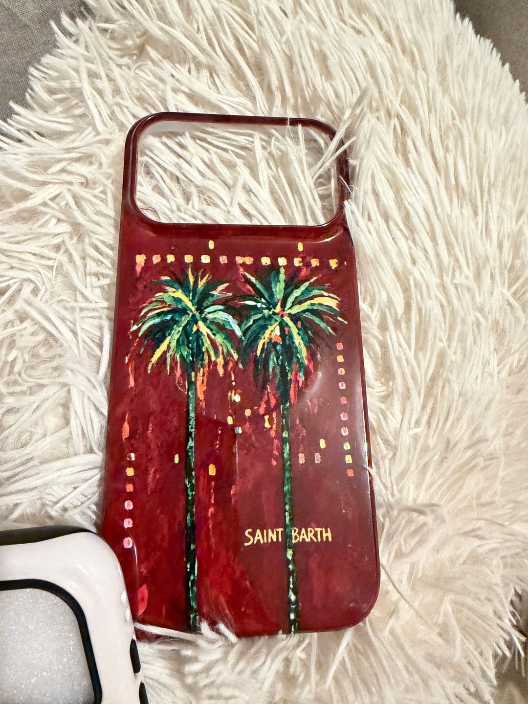 Customer photo review of Miami Collection Burgundy Phone Case