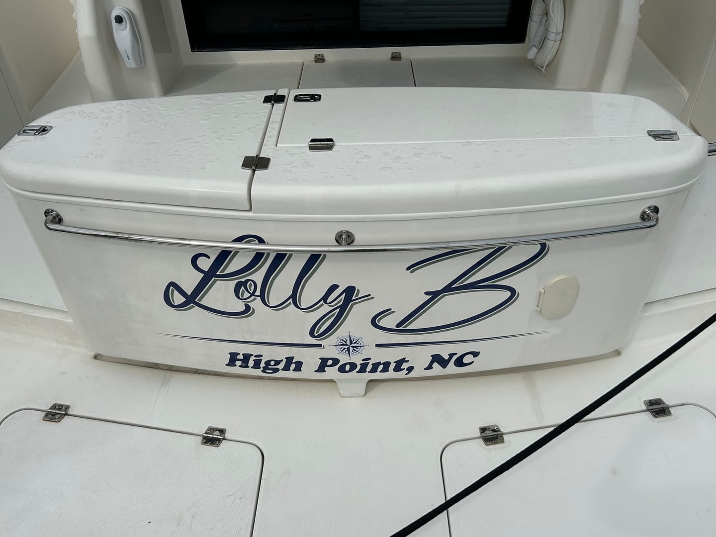 Customer photo review of Custom Digital Boat Artwork