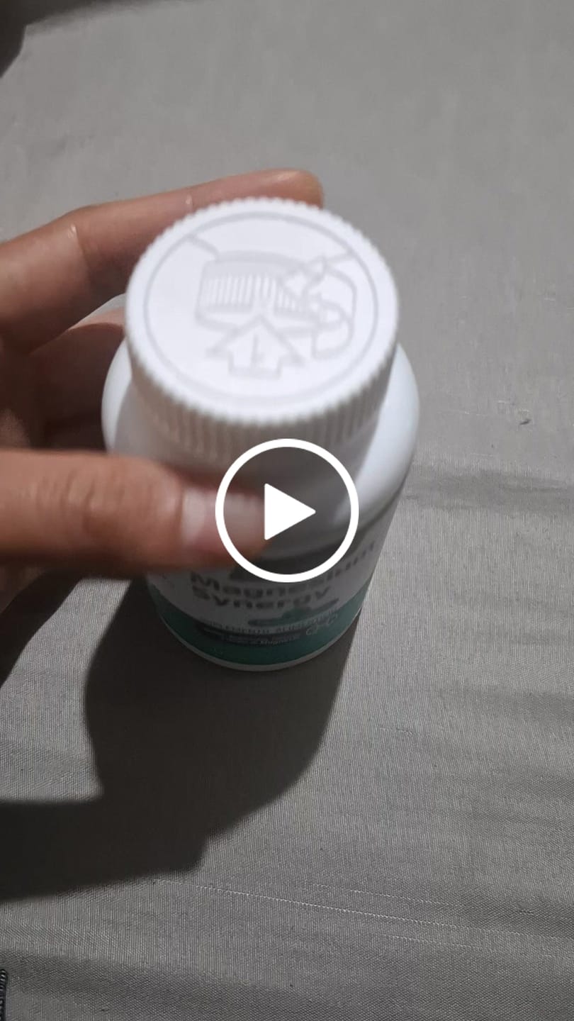 Customer video review of MAGNESIUM SYNERGY FORT CORE 550 MG BOTELLA 60 CAp