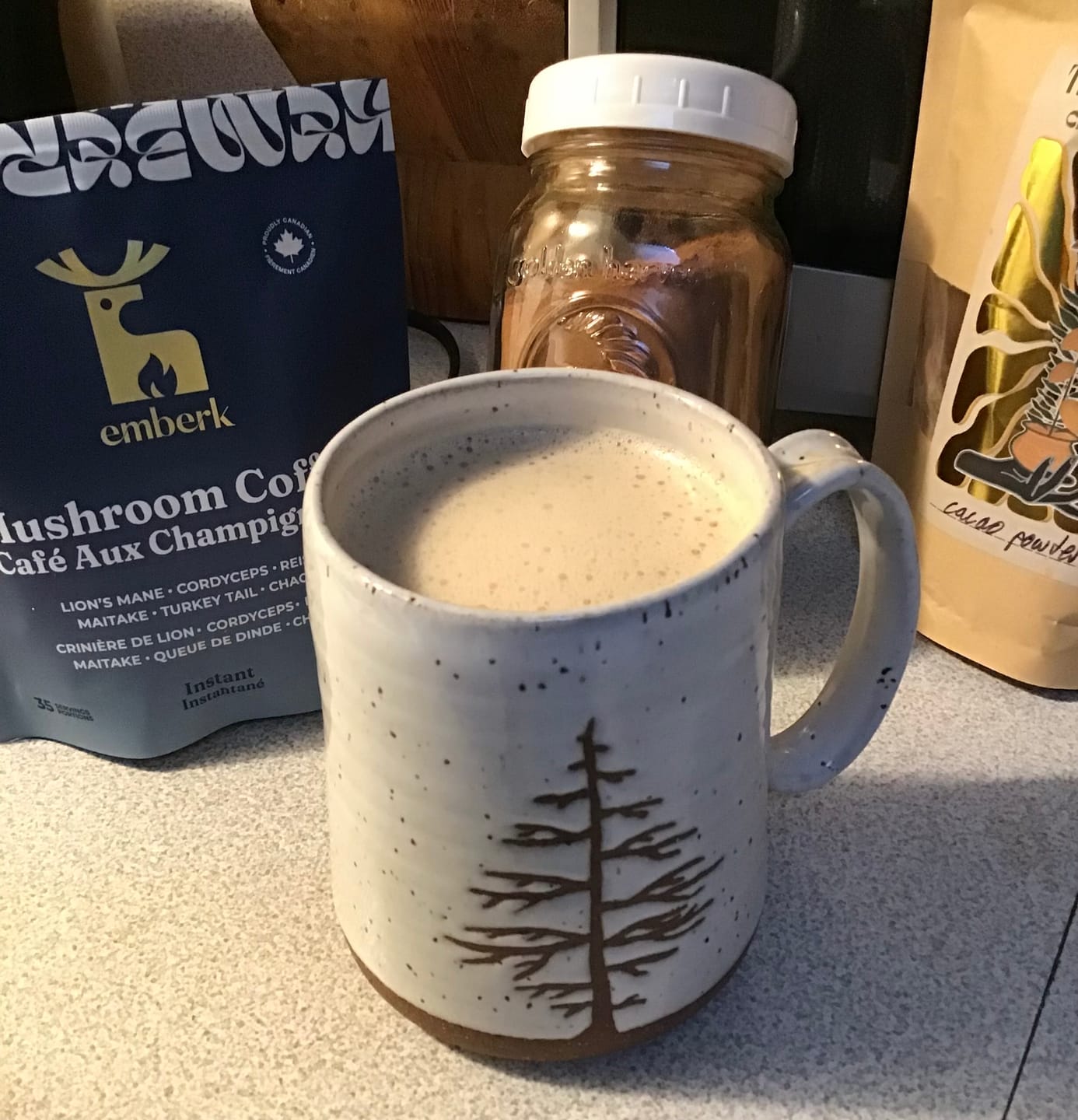 Customer photo review of Mushroom Coffee