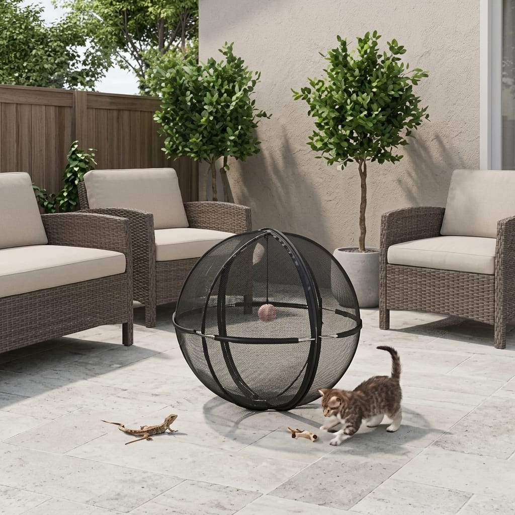 Customer photo review of RovePod™ - Refugio 360° con Ruedas para Mascotas