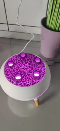Customer photo review of Jellyfish Essential Oil Diffuser & Air Humidifier