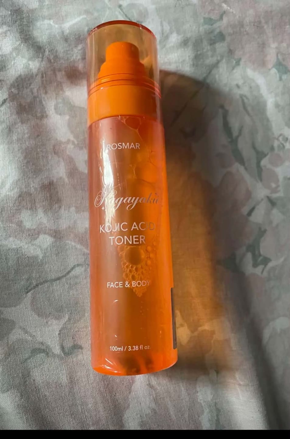Customer photo review of ROSMAR KAGAYAKU Kojic Toner for Face and Body Whitening Moisturizing