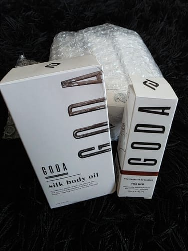 Customer photo review of Goda® Silk Body Oil
