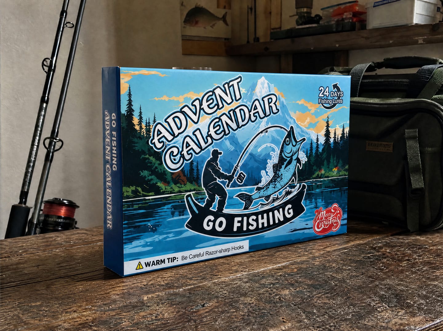 Customer photo review of Calendario de Adviento Pesca