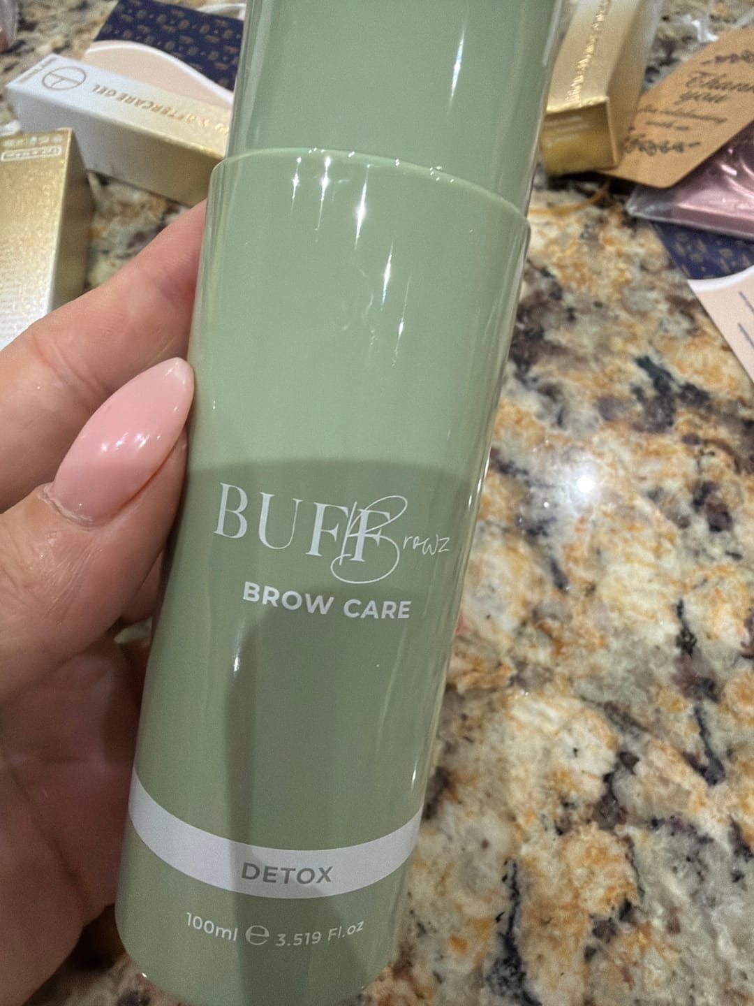 Customer photo review of Brow Care - Detox - 100ml