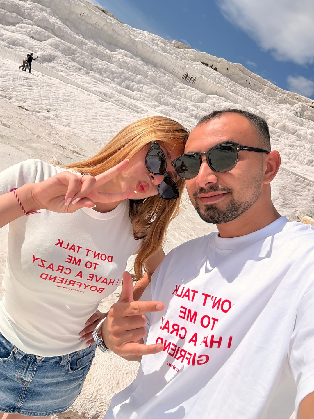 Customer photo review of JR Bf Baskılı Beyaz Kadın Fit Top
