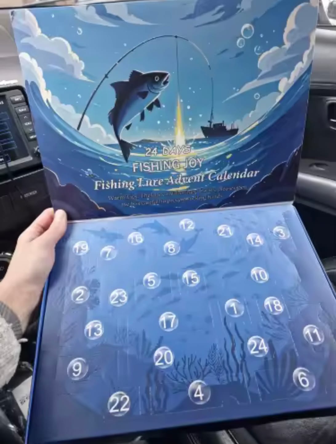 Customer photo review of Calendario de Adviento Pesca