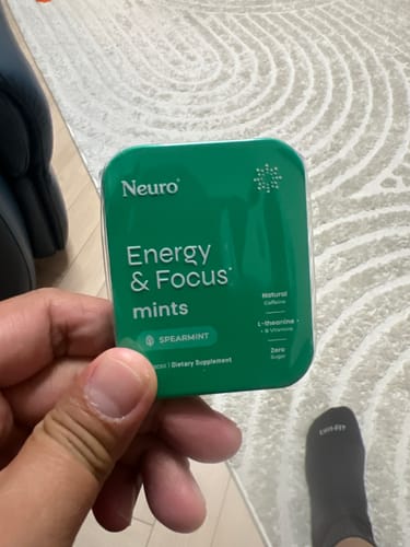 Customer photo review of Energy & Focus Mints