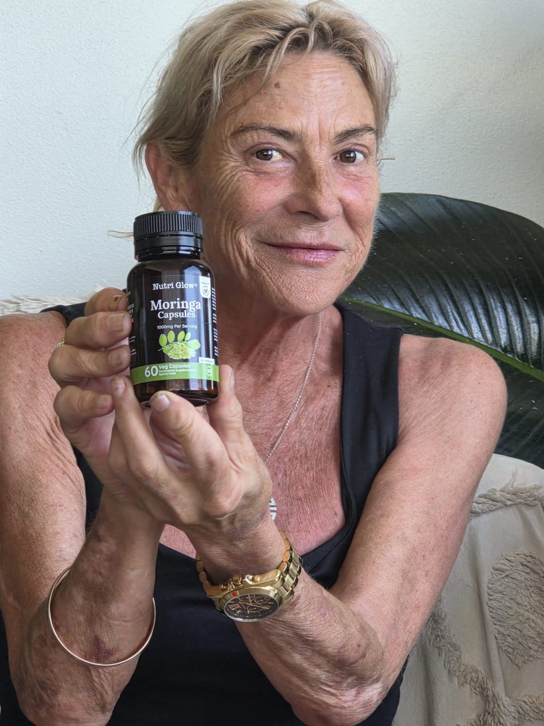 Customer photo review of Nutri Glow Organic Moringa 60 Capsules