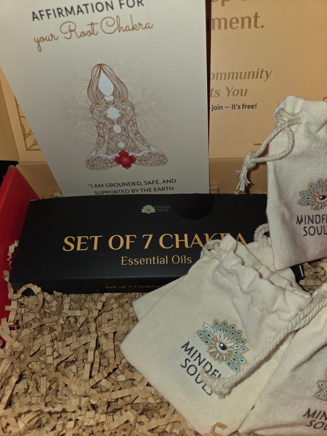 Customer photo review of Chakra Subscription Box