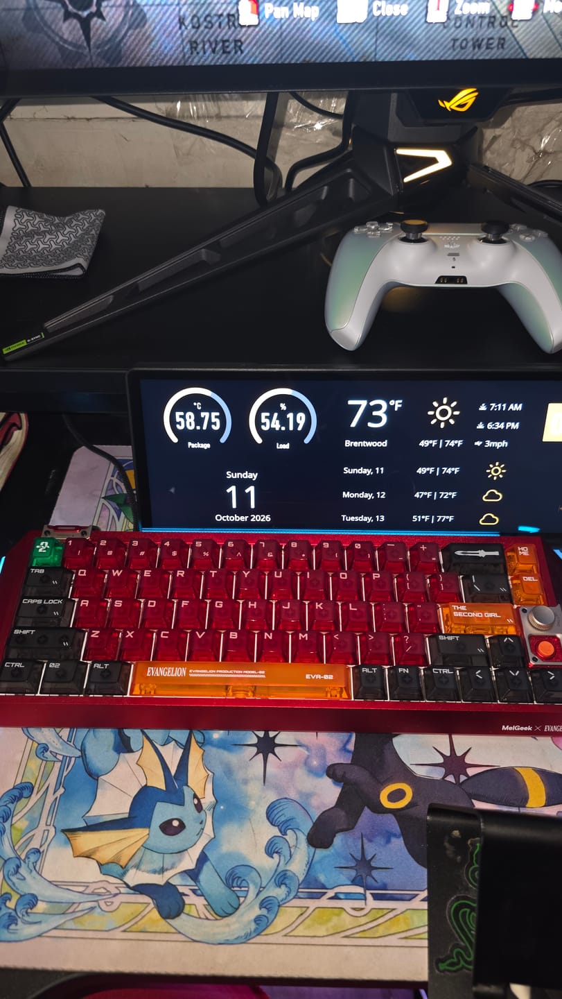 Customer photo review of Centauri60 Asuka Edition  HE Gaming Keyboard