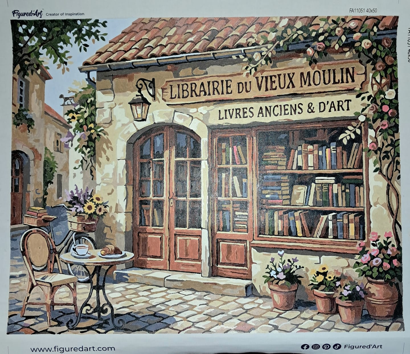 Customer photo review of Charmante Librairie Française