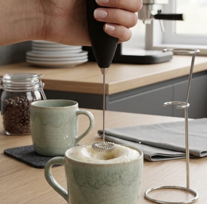Customer photo review of BaristaPro 2-in-1 Coffee Frother
