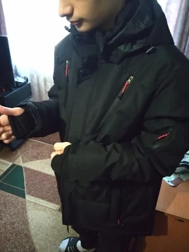 Customer photo review of Arktis Pro™ | Šilta vyriška žieminė striukė