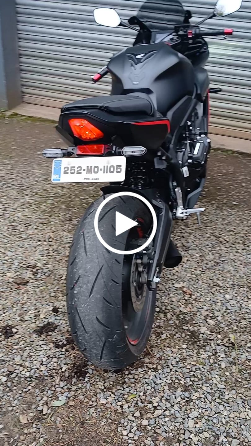 Customer video review of Honda CBR650R / CB650R