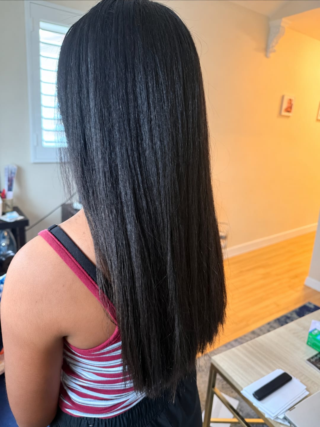 Customer photo review of SMOOTH At-Home Smoothing Kit