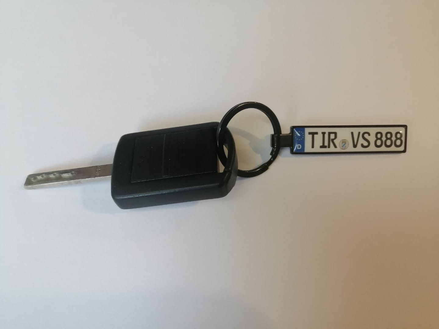 Customer photo review of Kennzeichen Schlüsselanhänger Mini Nummernschild Metall