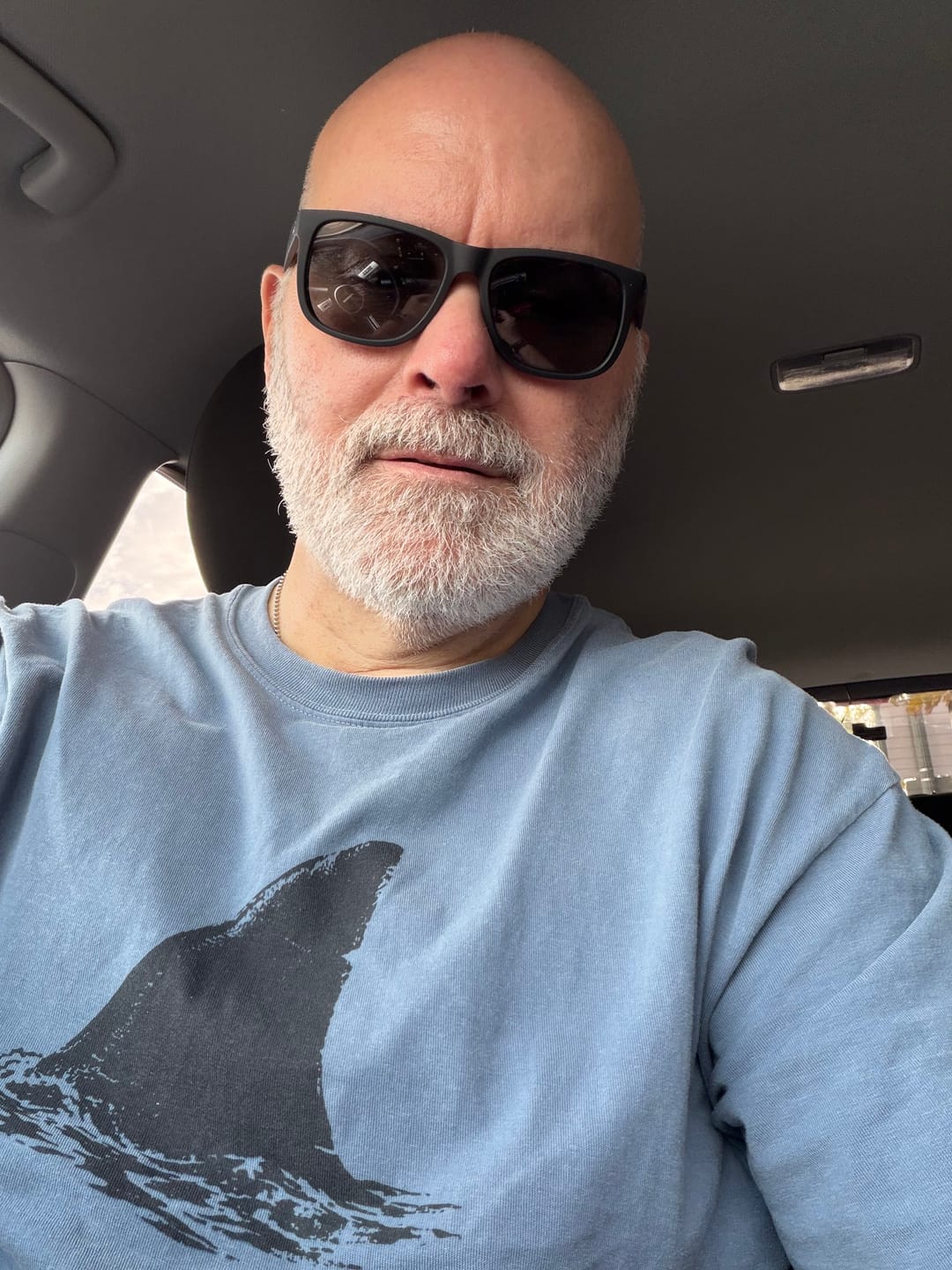 Customer photo review of Shark Lurking Tee