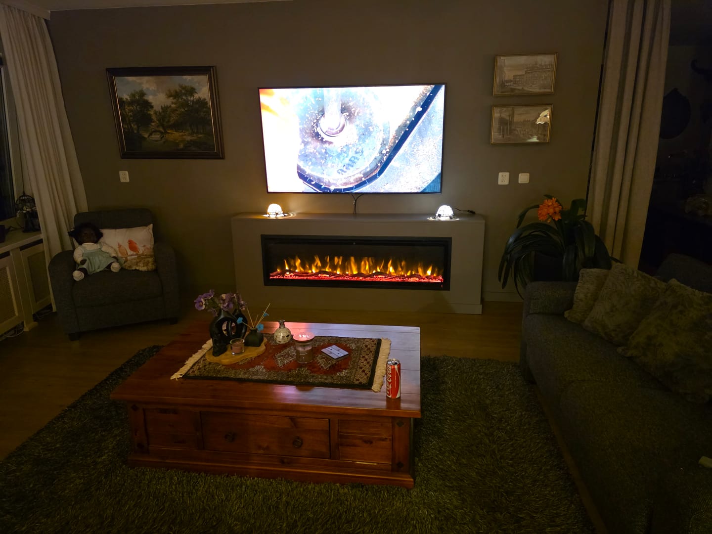 Customer photo review of EVIQ Elektrische sfeerhaard Royal Paris 60″ inch – 152 cm