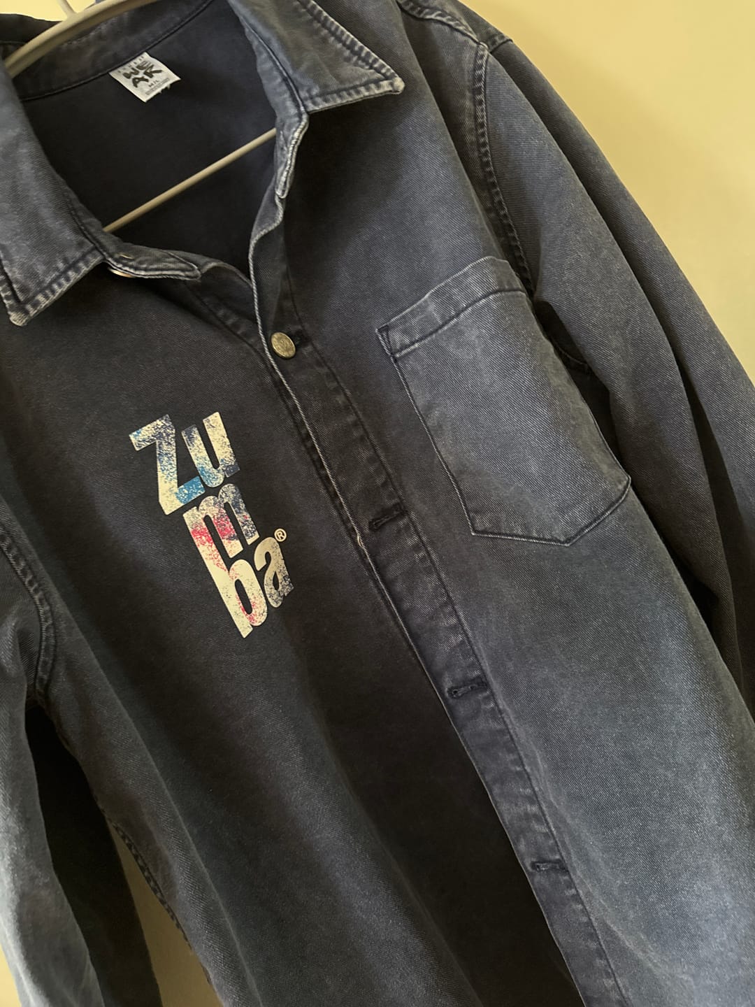 Customer photo review of Apres Zumba Button-Up Shacket