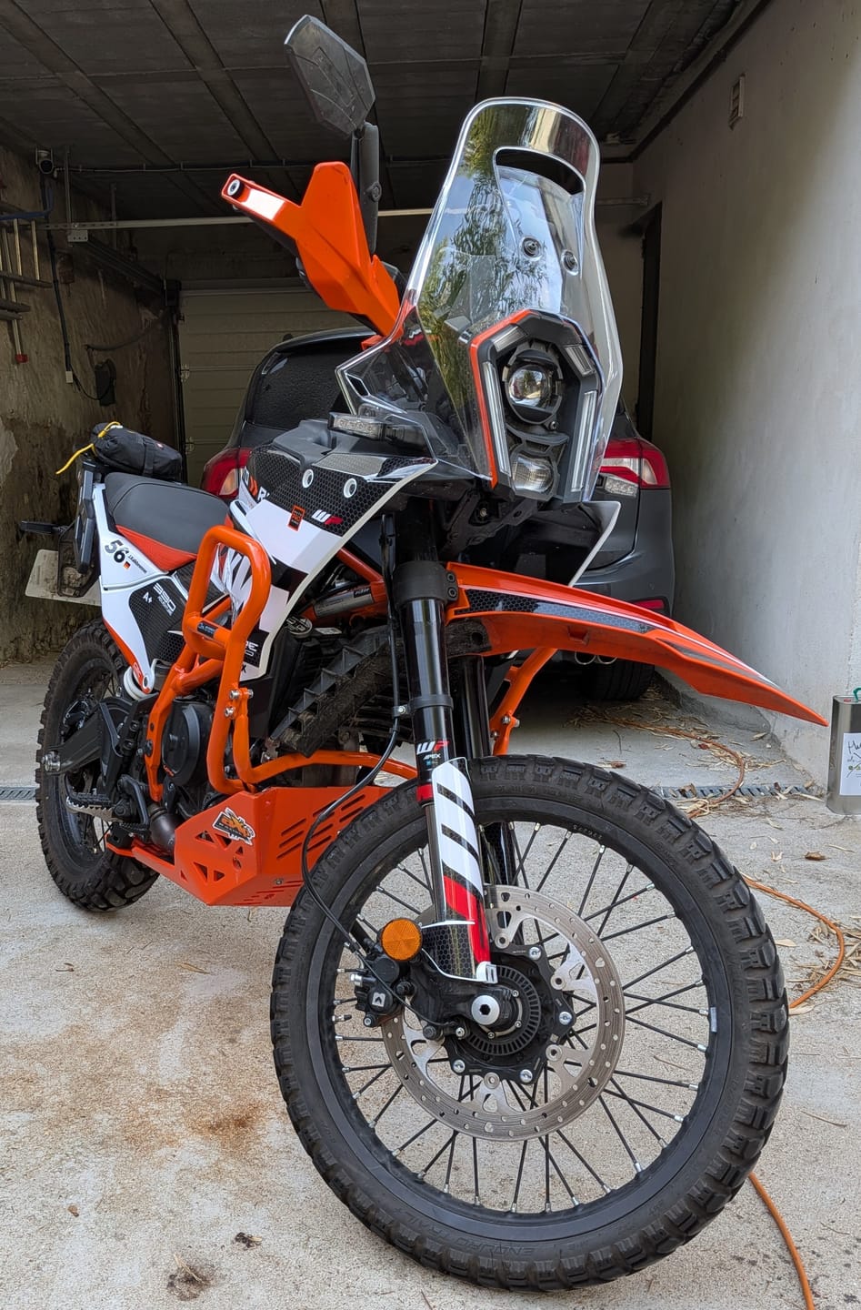 Customer photo review of KTM 390 Adventure R / X GRAPHICS - "RR-Tech" (White)