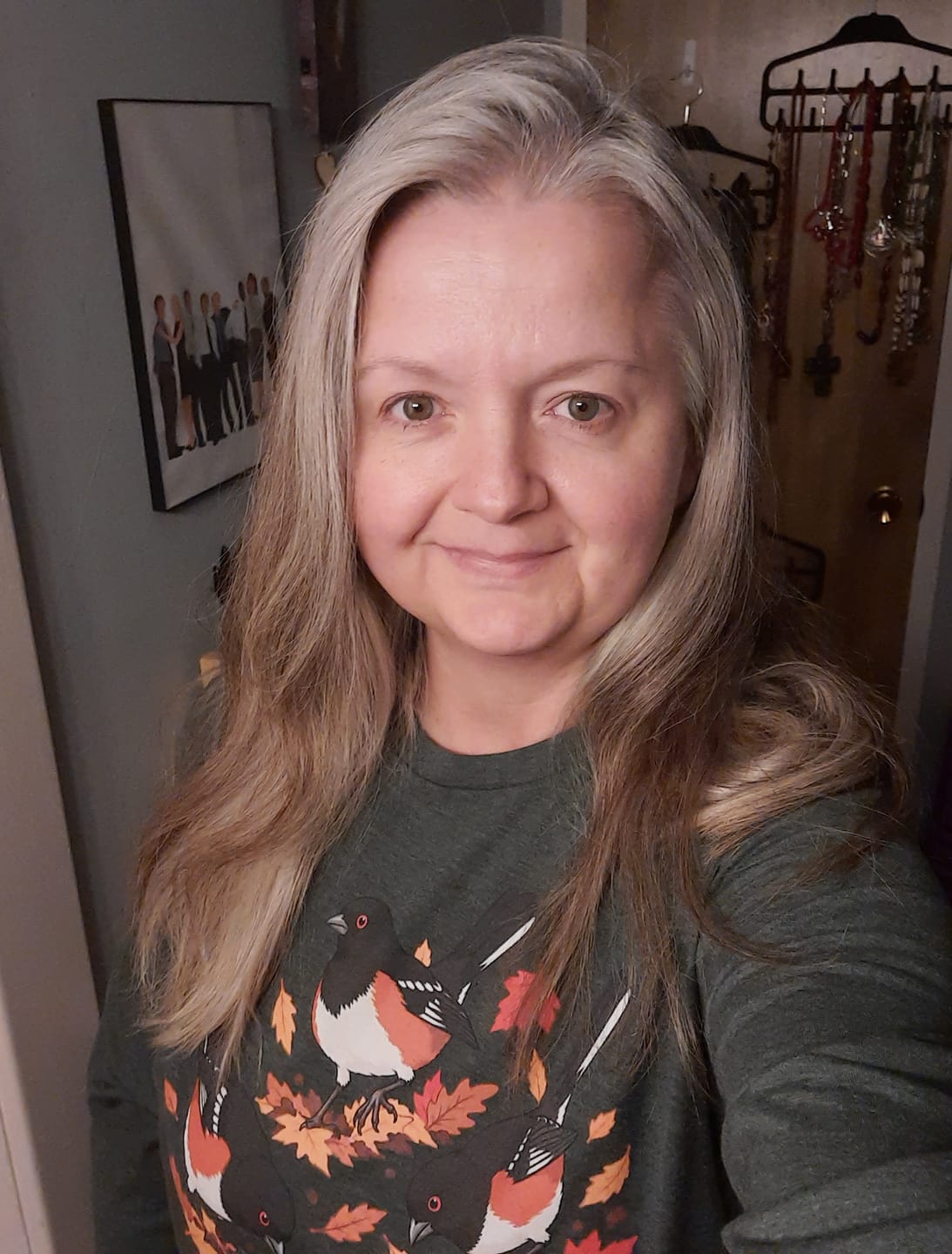 Customer photo review of Fall Towhee Long-Sleeve Tee