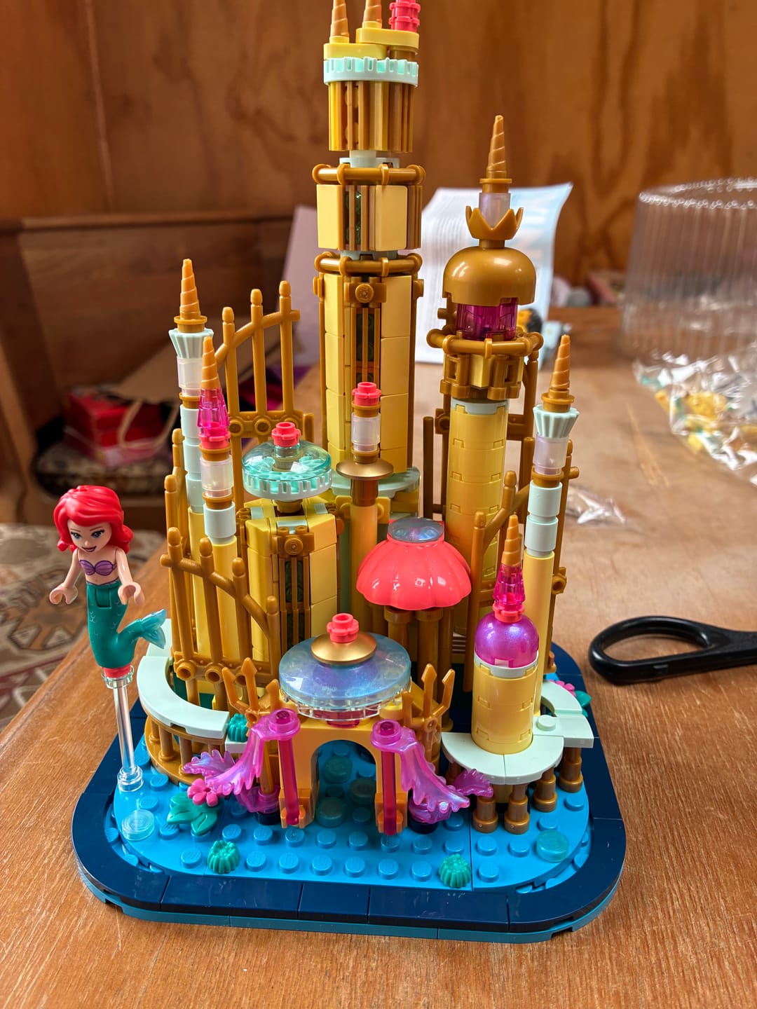 Customer photo review of Mini Castillo de Disney Ariel