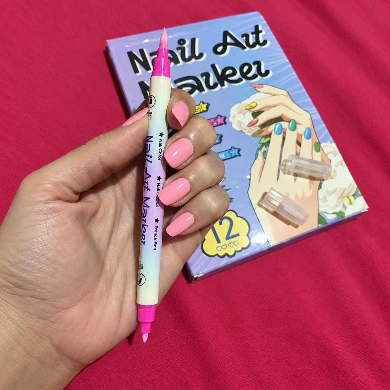 Customer photo review of Marcadores de uñas: diseños de salón sin pulso