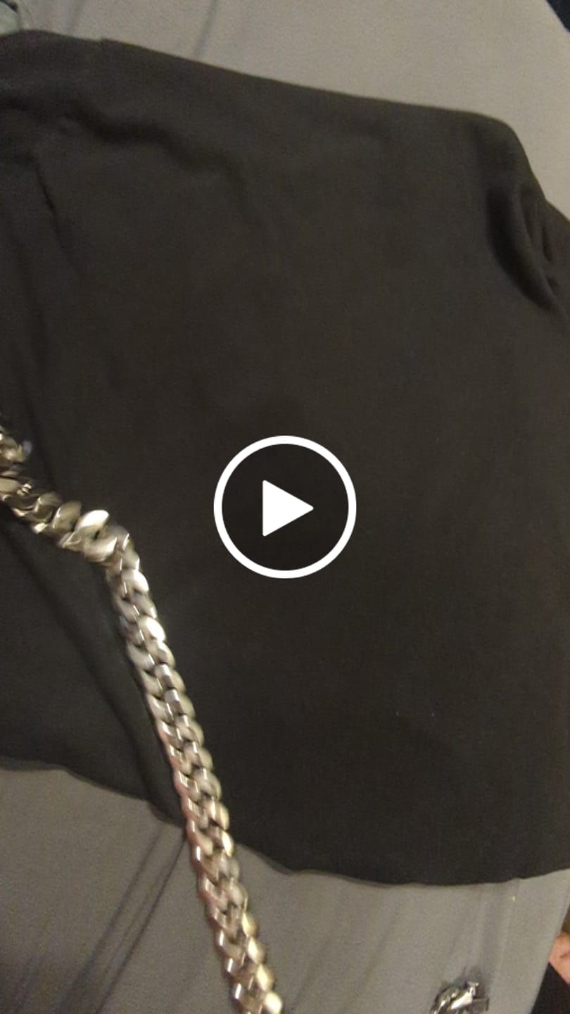 Customer video review of 10-22mm 18k Gold Miami Cuban Link Chain